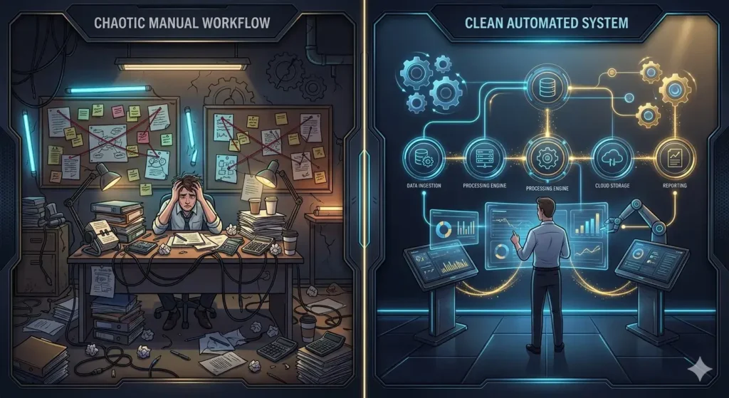 manual vs automated system conversion leaks website