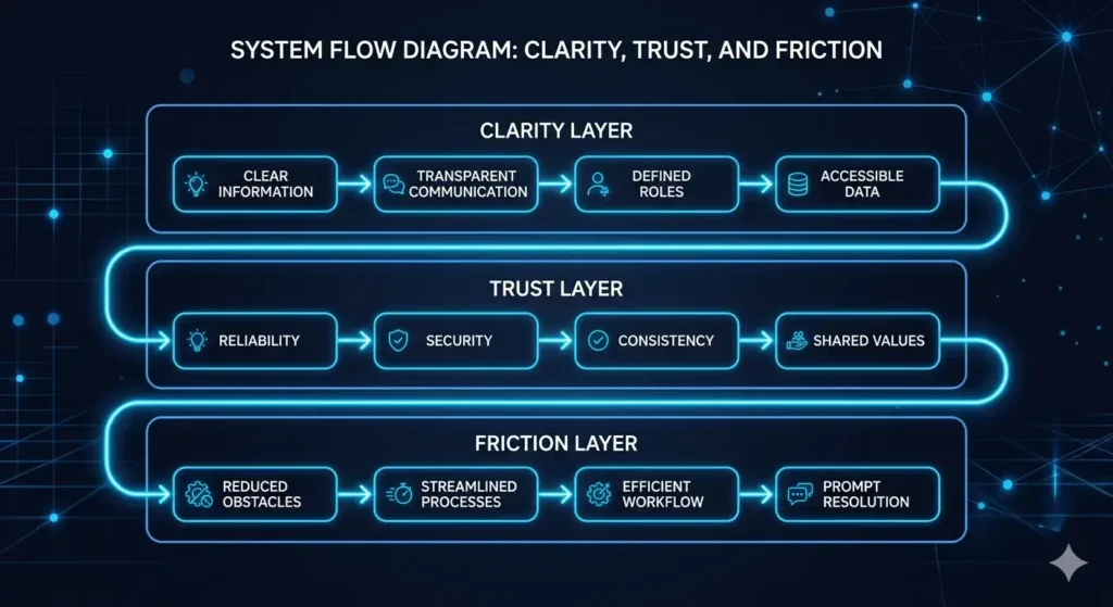website conversion system layers diagram