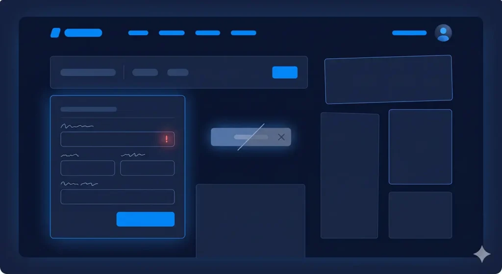 trust-building UX problems reducing visitor confidence